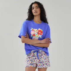 Printed Sleep Short