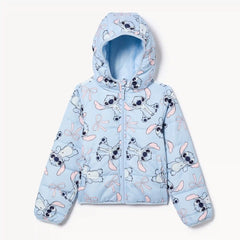 Kid Girls' Disney Stitch Puffer Jacket