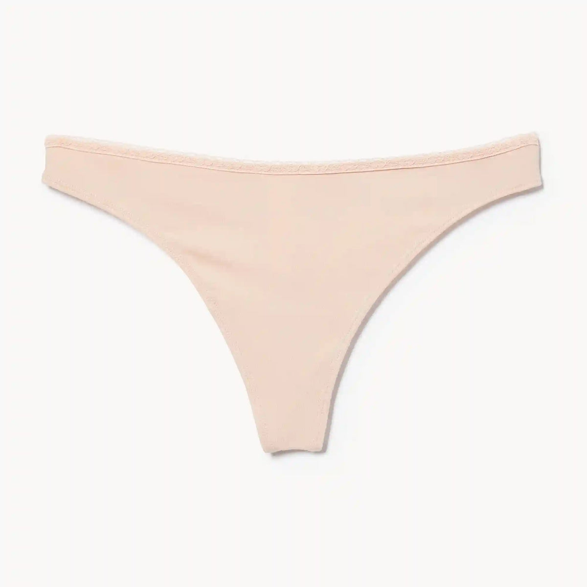 Cotton Lace Thong