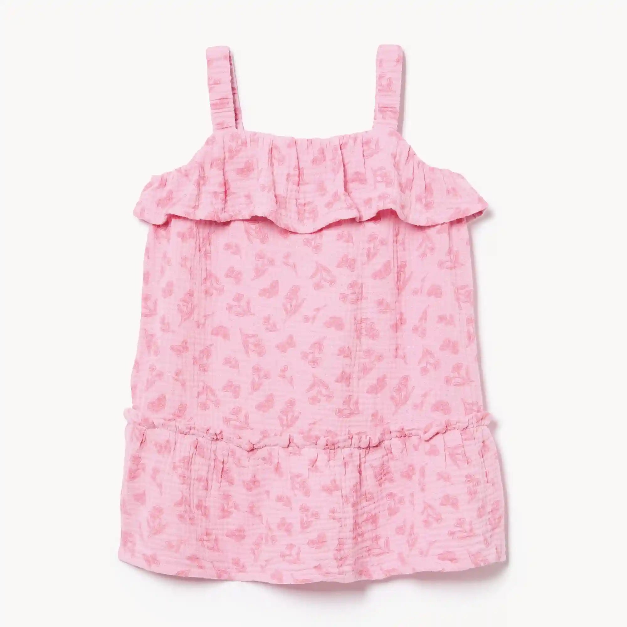 Baby Girls' Gauze Printed Dress