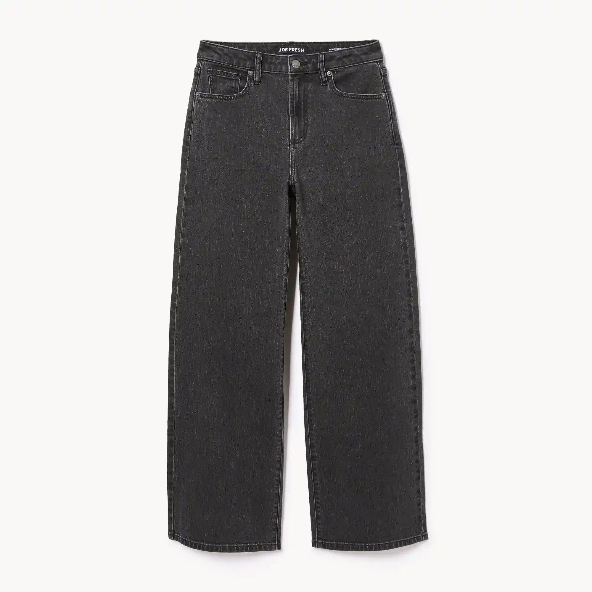 Black Wash Wide Leg Jean