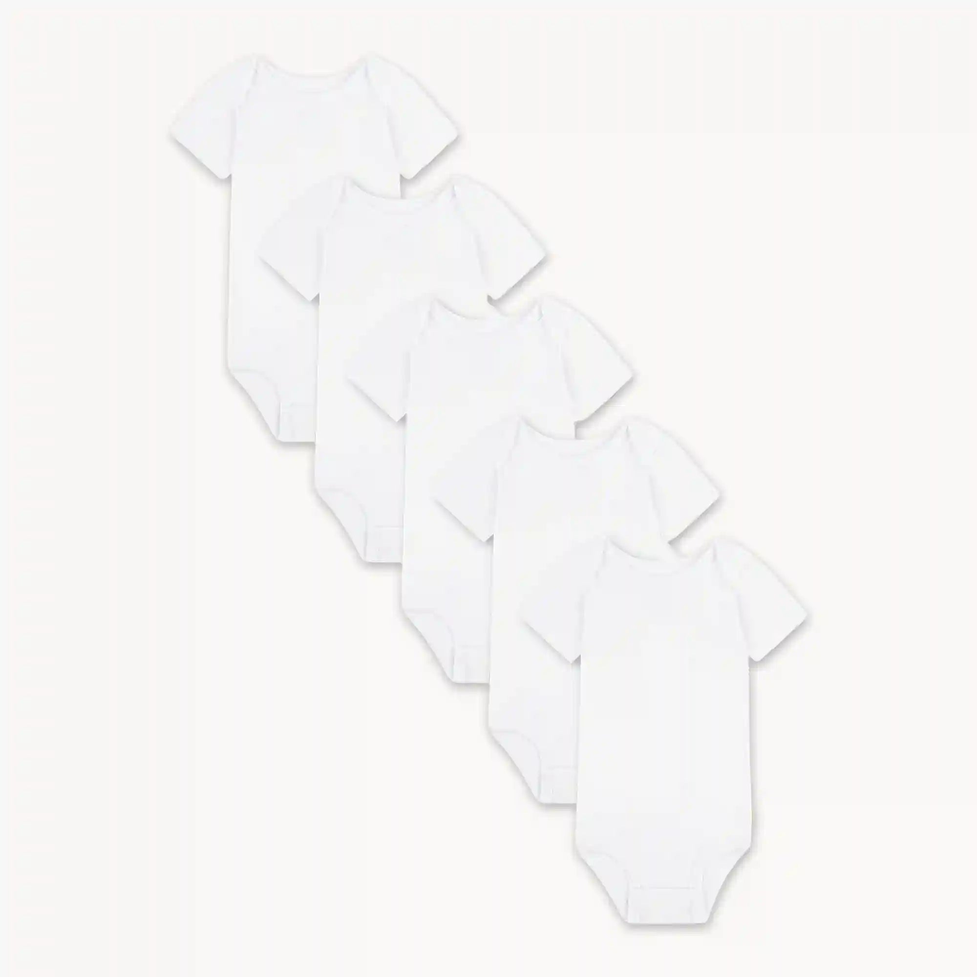 Newborn Huggies Organic Cotton Bodysuit 5-Pack