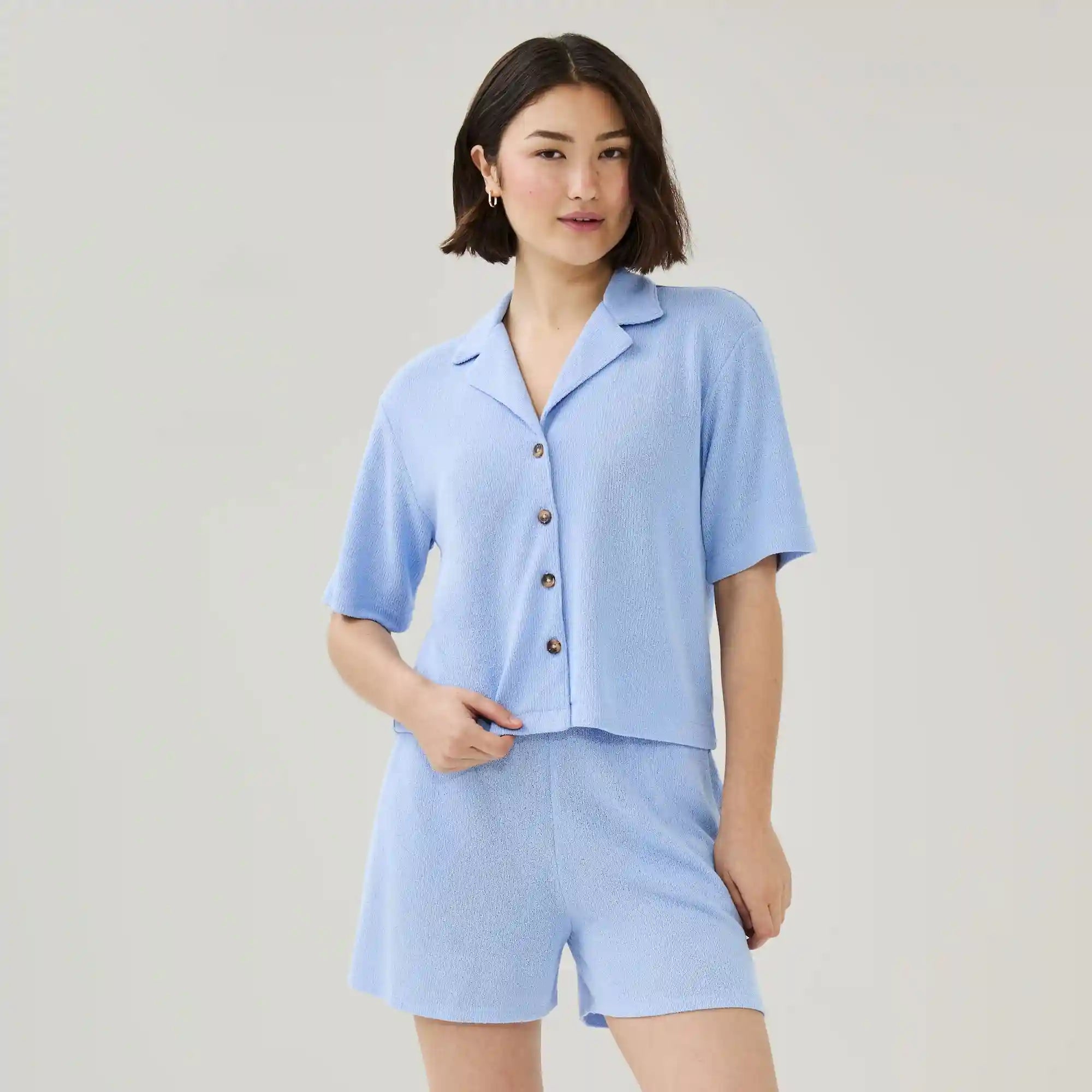 Relaxed Camp Collar Shirt