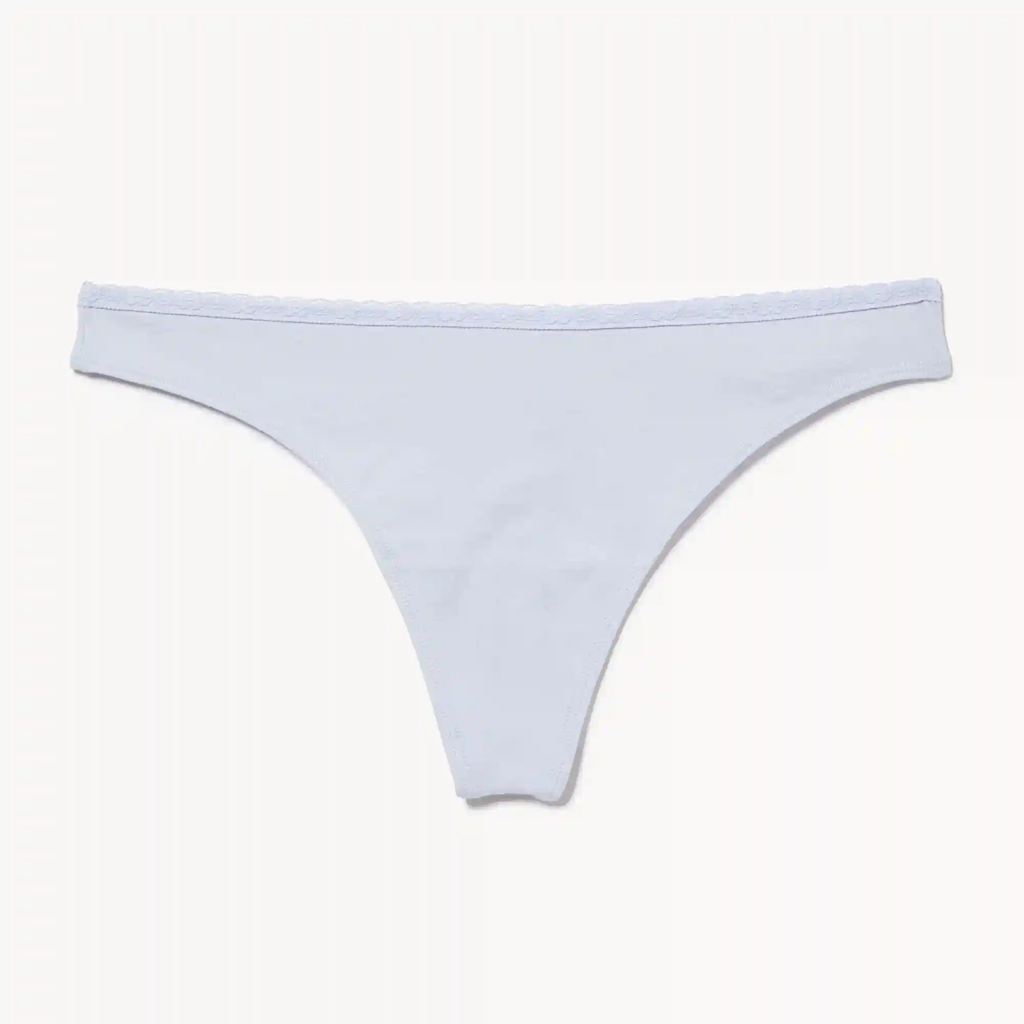 Cotton Lace Thong