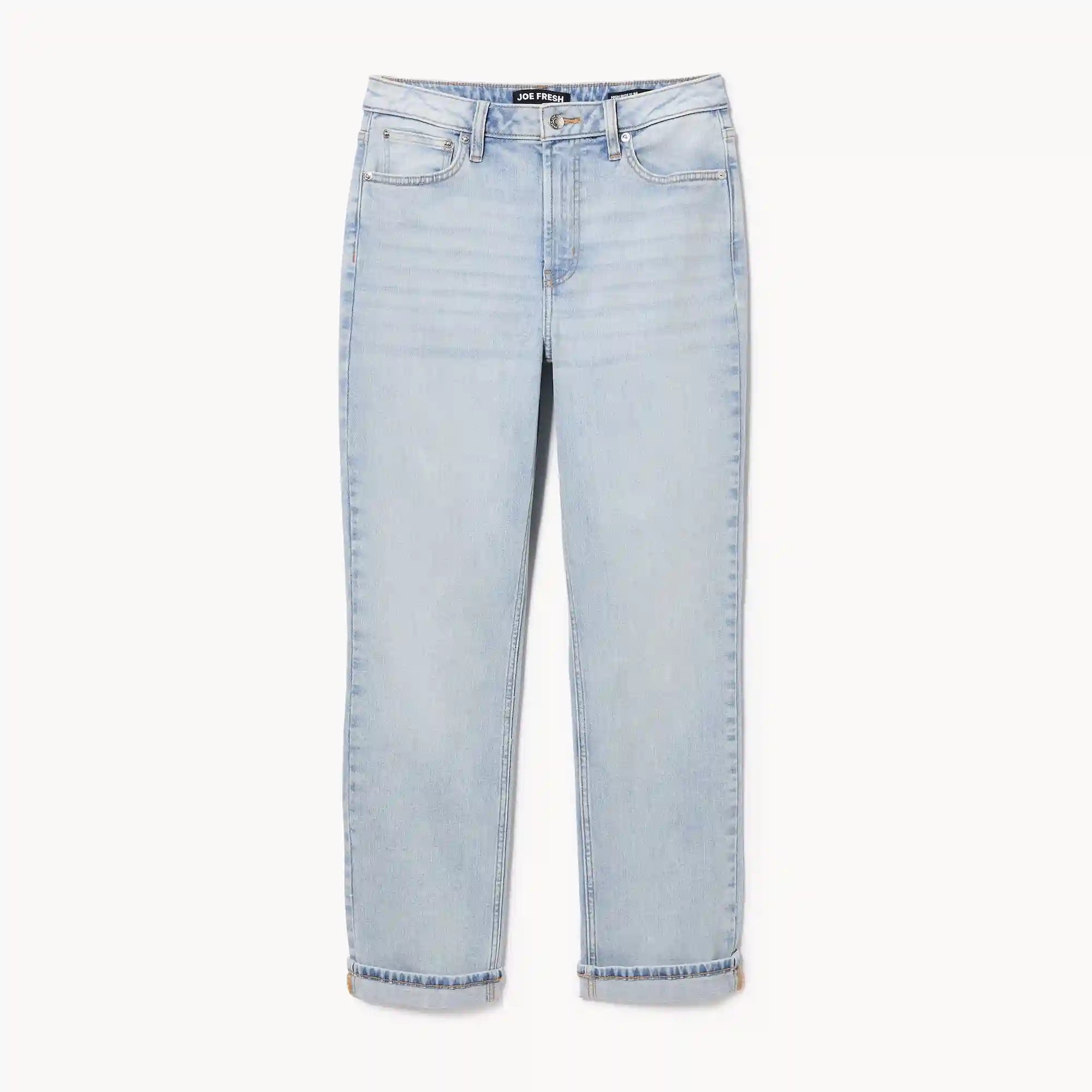 High Rise Straight Leg Jean