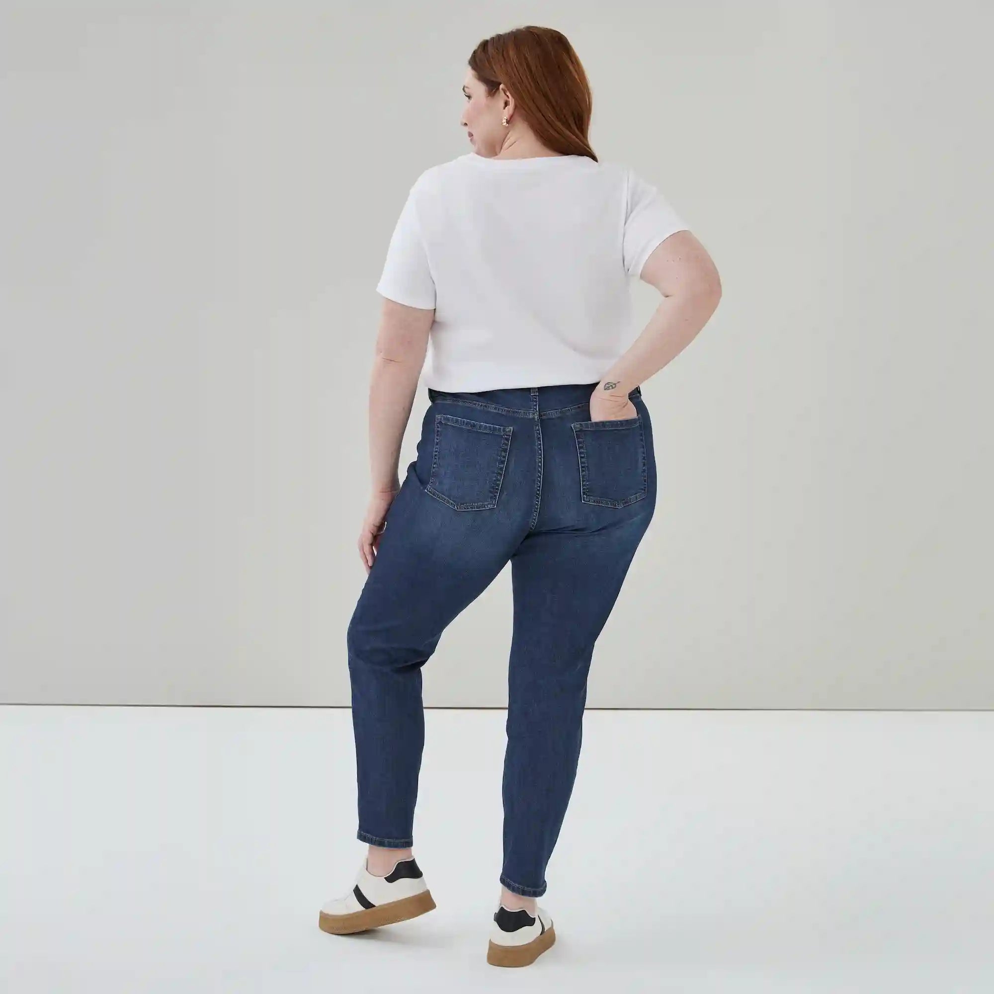 Women+ Dark Wash Classic Slim Fit Jean