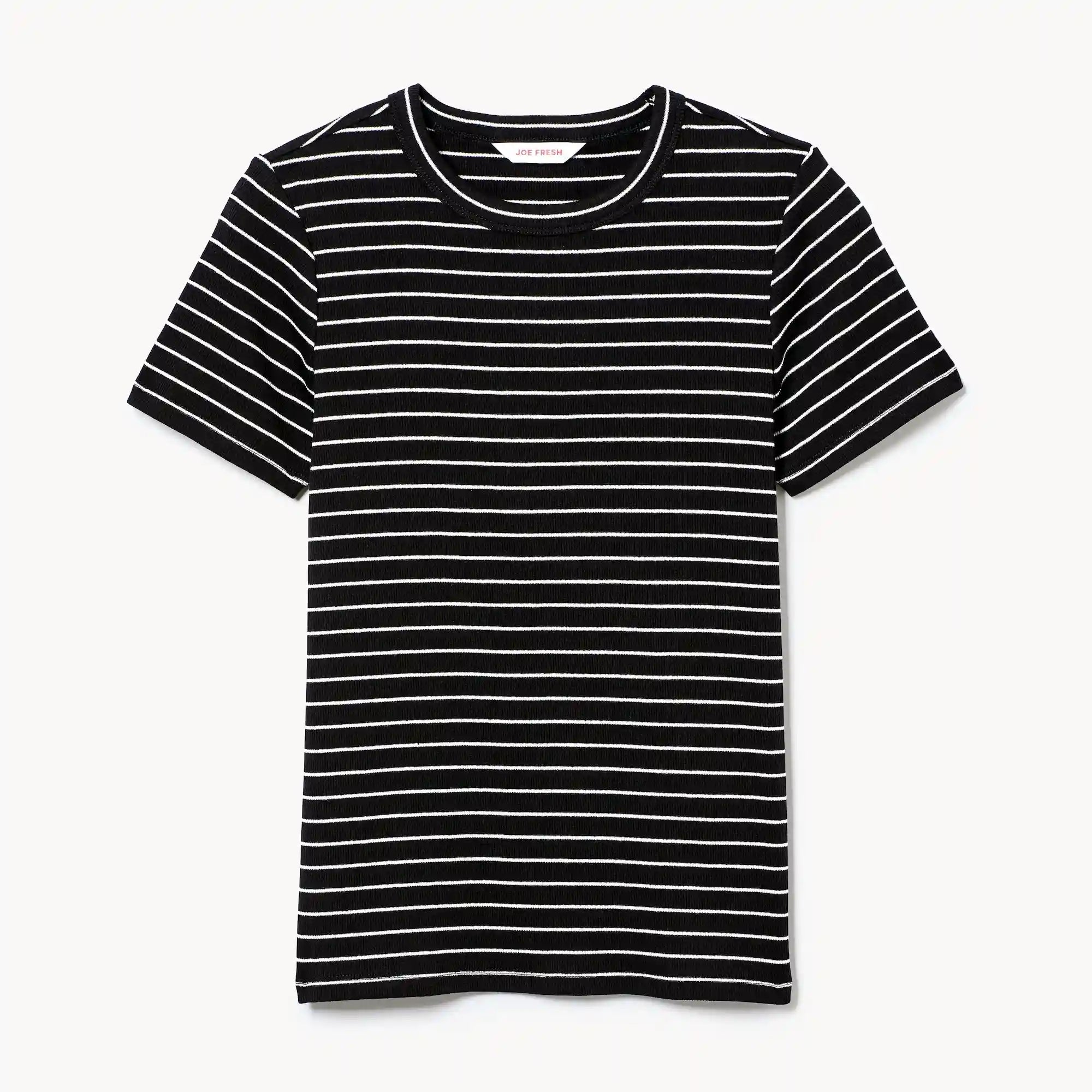 Slim Fit Ribbed T-Shirt