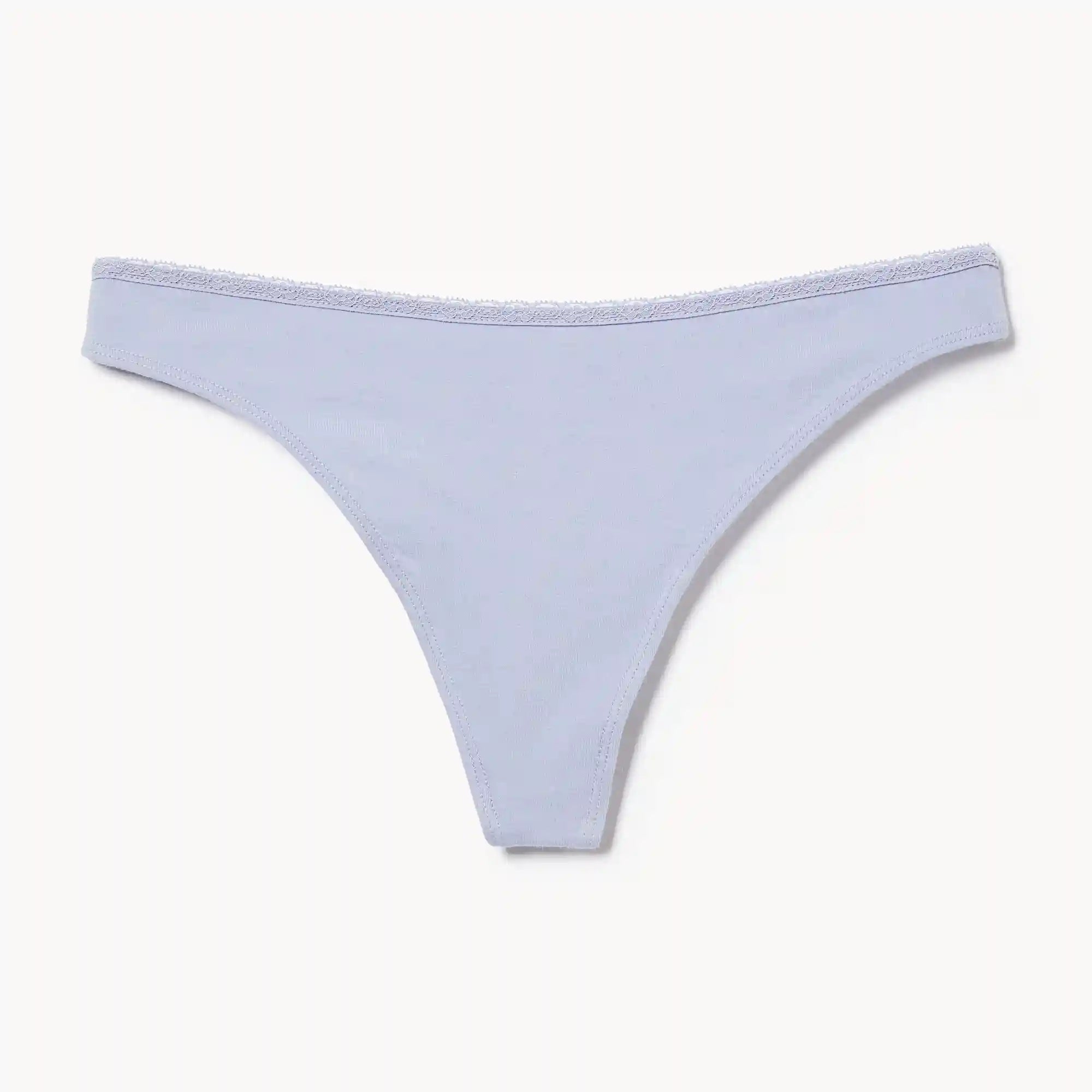 Cotton Lace Thong