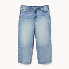 Women+ Medium Wash High Rise Wide Leg Jean