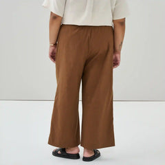 Women+ Linen Cotton Wide Leg Pant