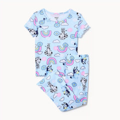 Toddler Girls' Bluey Pointelle Sleep Set