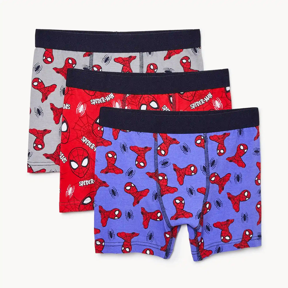 Kid Boys' Marvel Spider-Man 3-Pack Boxer Briefs