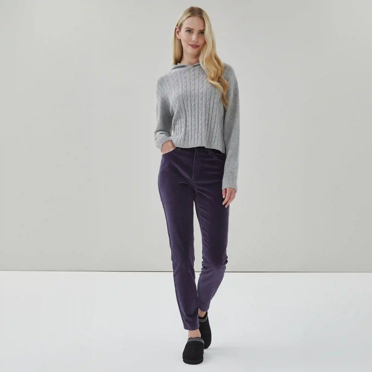 High Rise Corduroy Pant