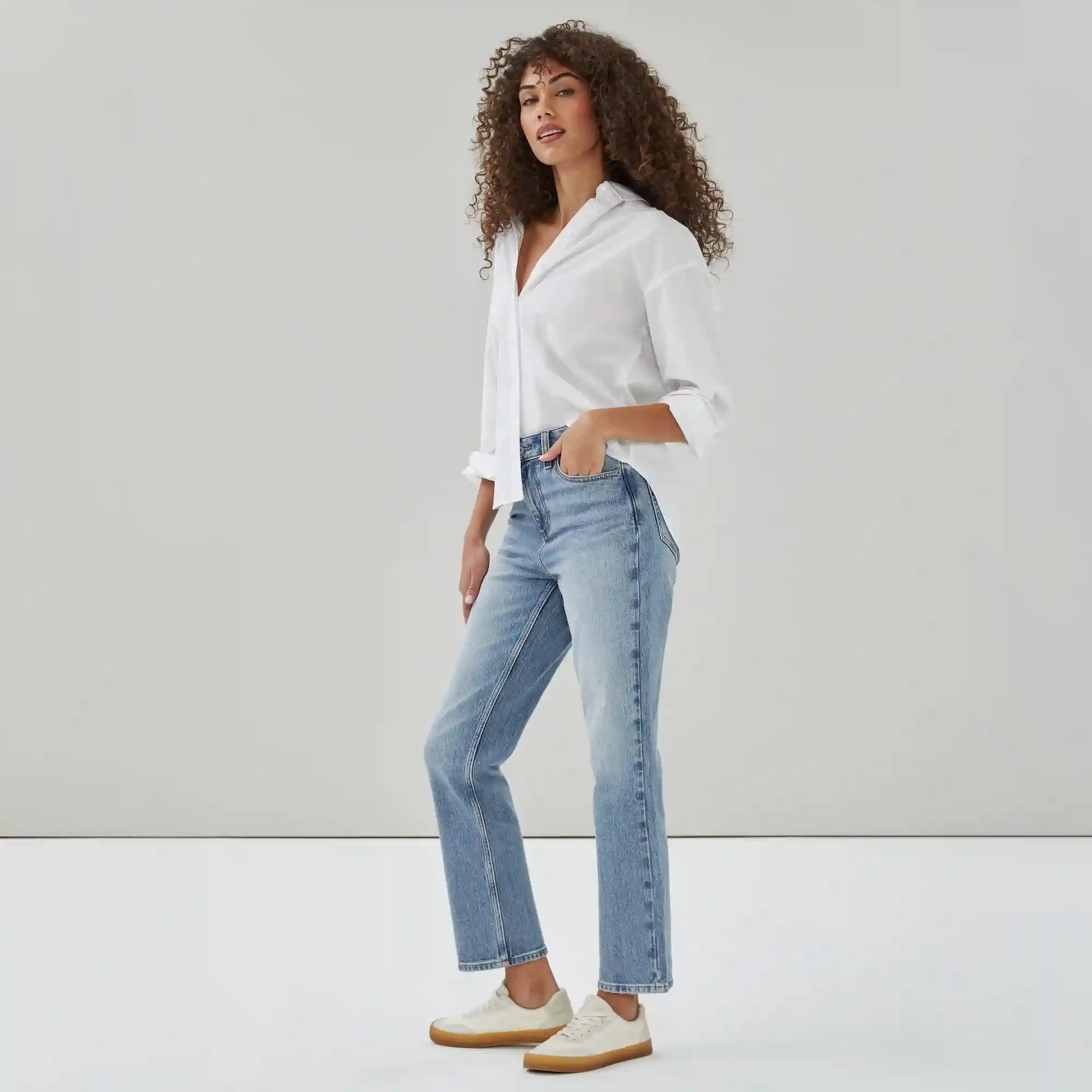 Slim Straight Leg Jean