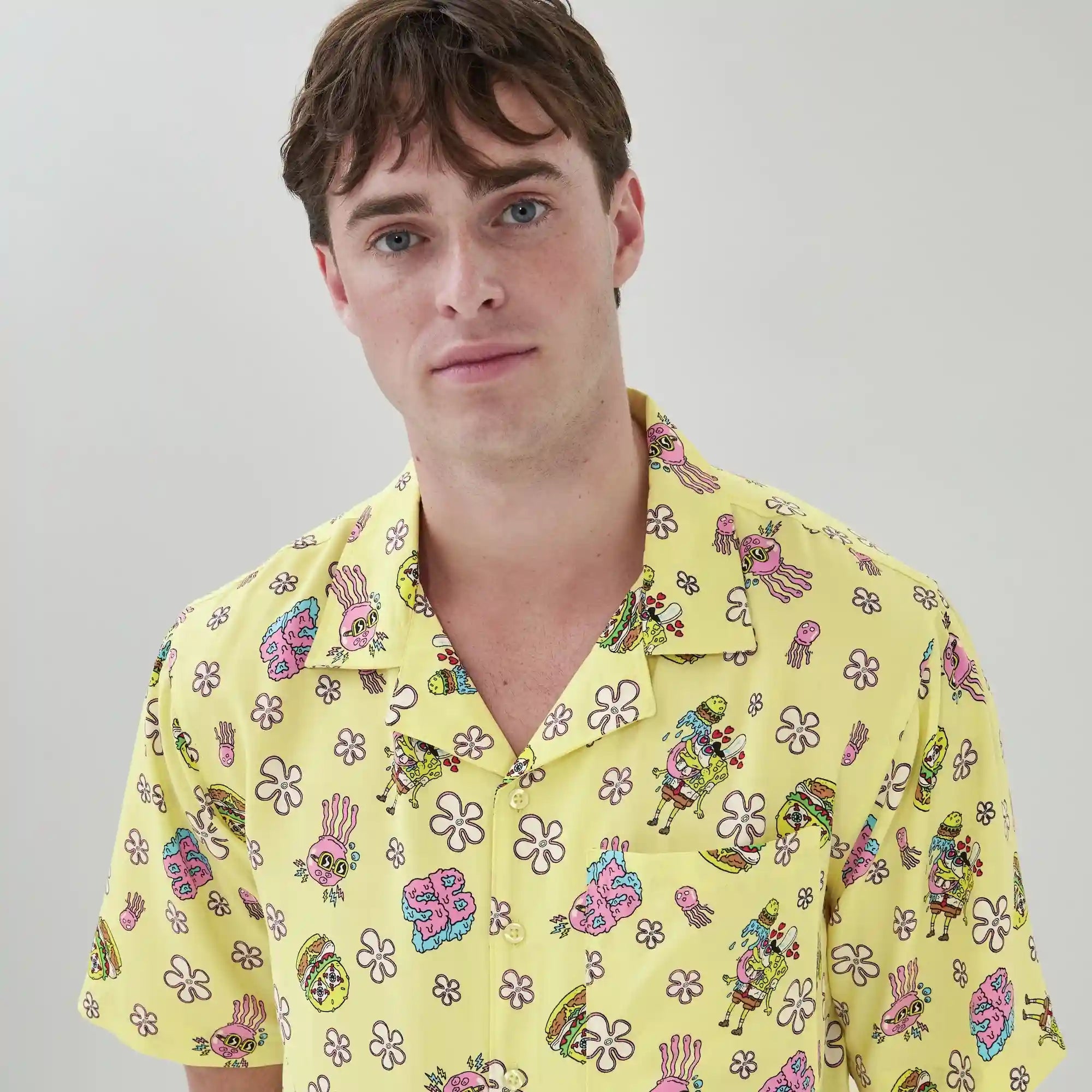 Men's SpongeBob SquarePants Gauze Shirt