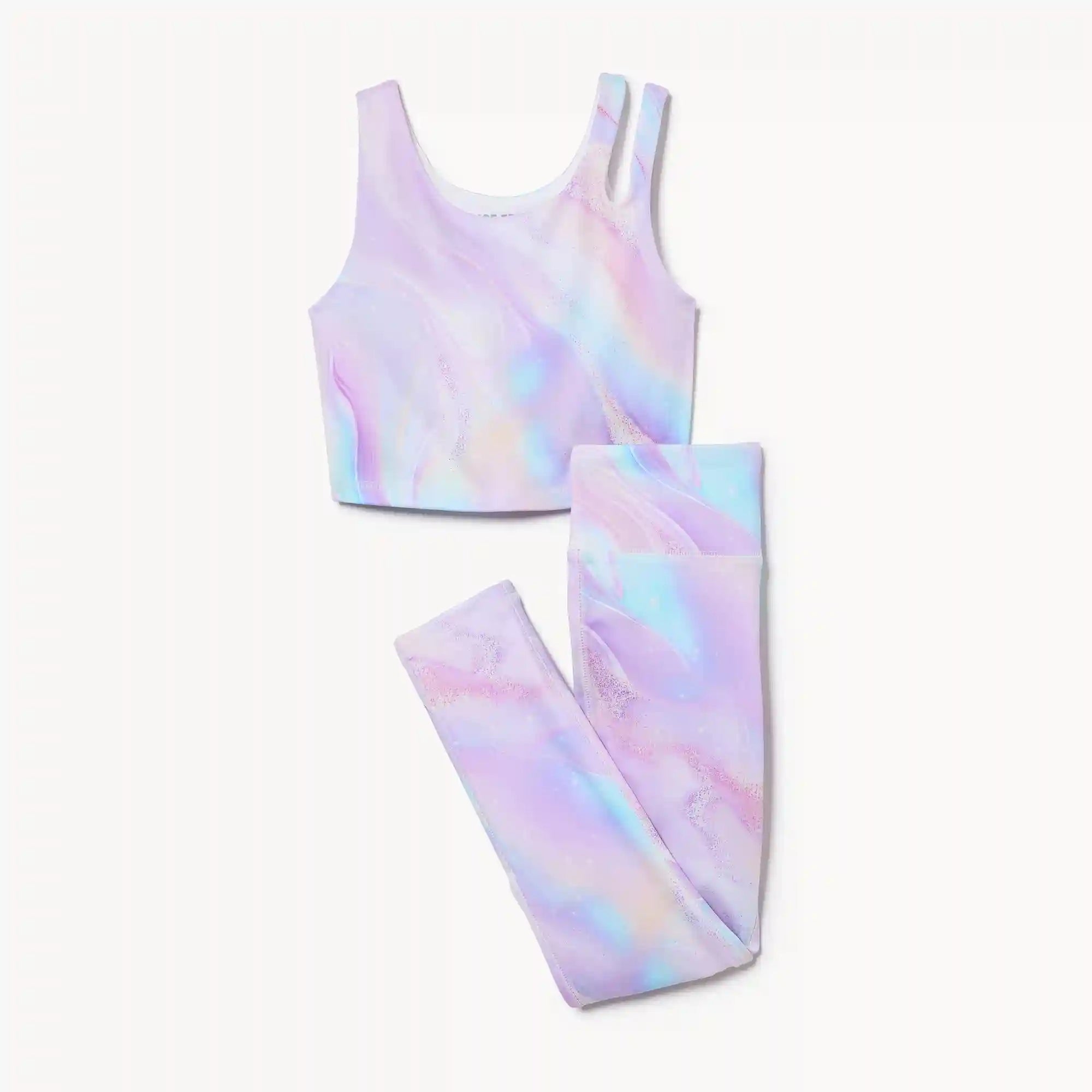 Kid Girls' Active Sports Bra and Legging Set
