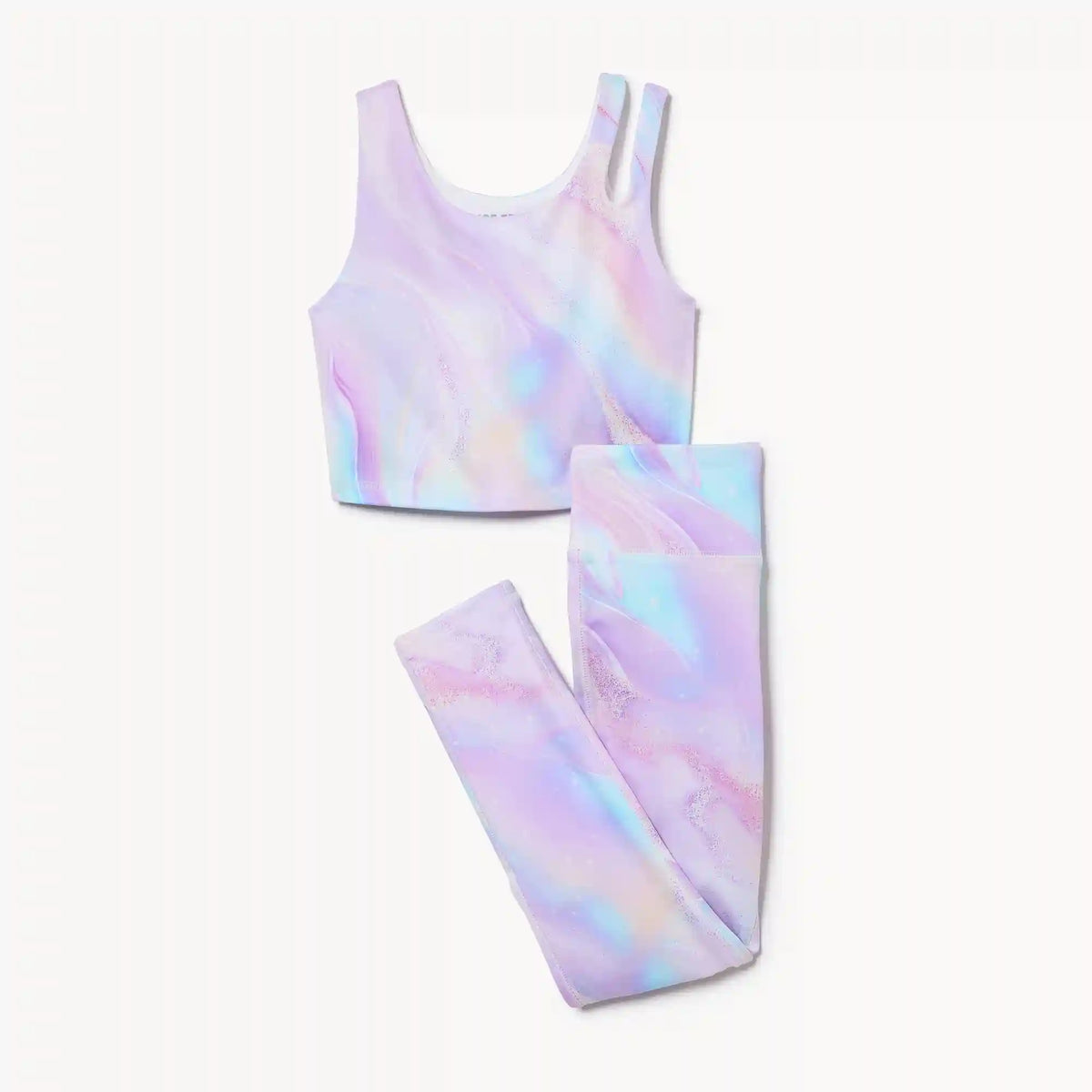 Kid Girls' Active Sports Bra and Legging Set