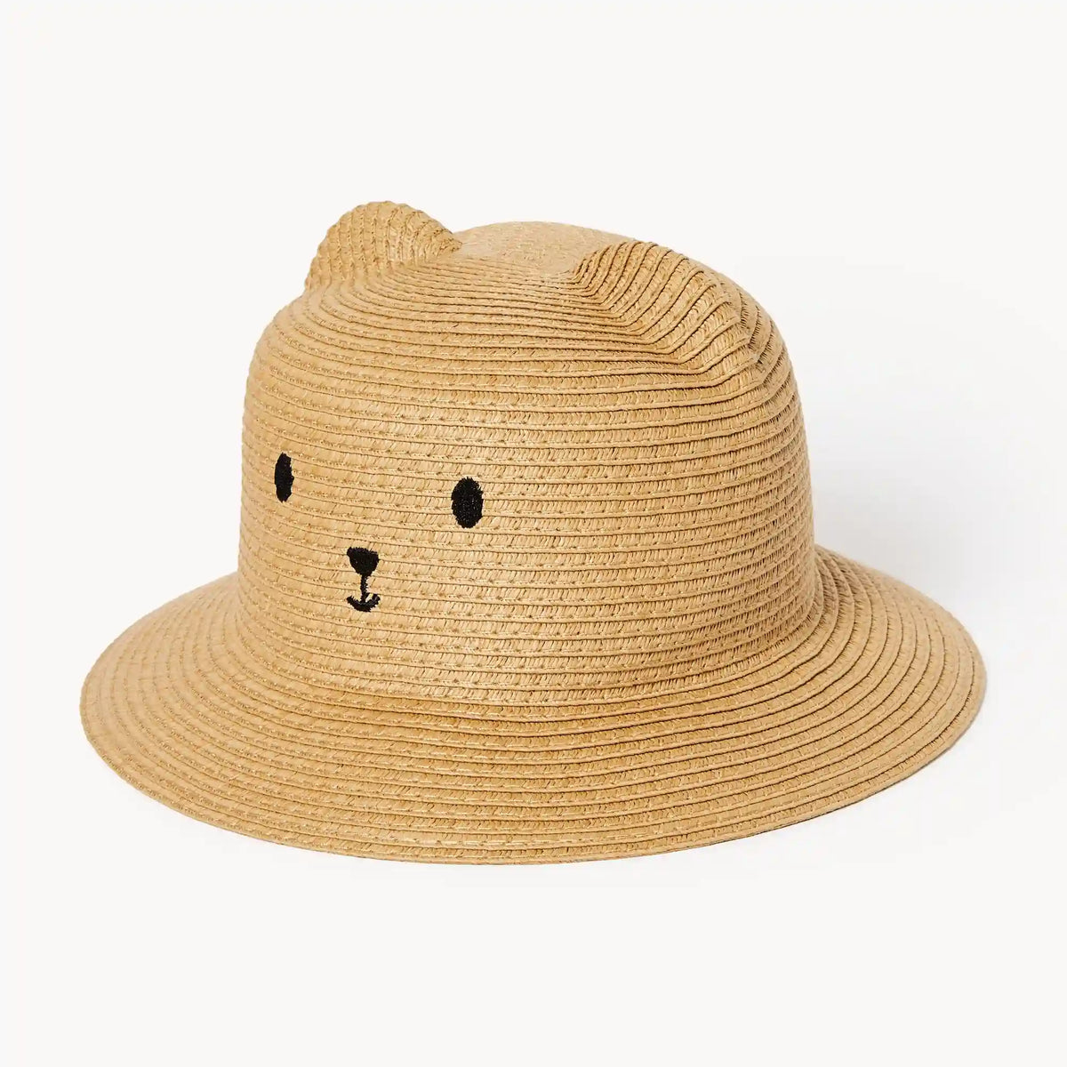 Toddler Boys' Bear Straw Hat