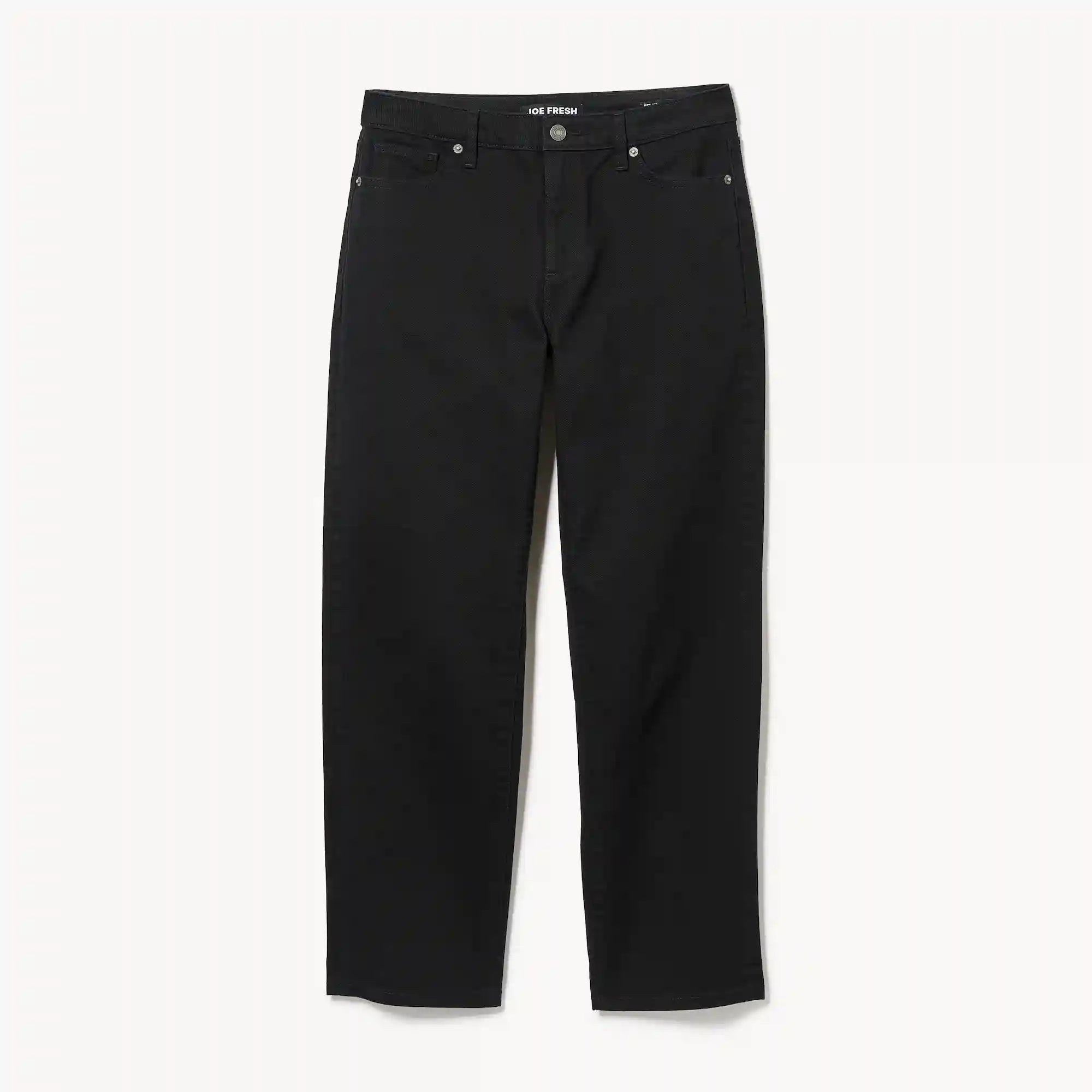 Relaxed Black Wash Jean