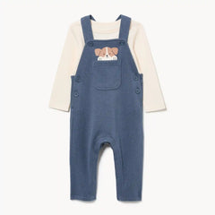 Baby Boys' Fleece Overall Set