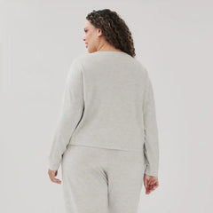 Women+ V-Neck Lounge Sweatshirt