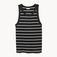 Ribbed Striped Tank Top