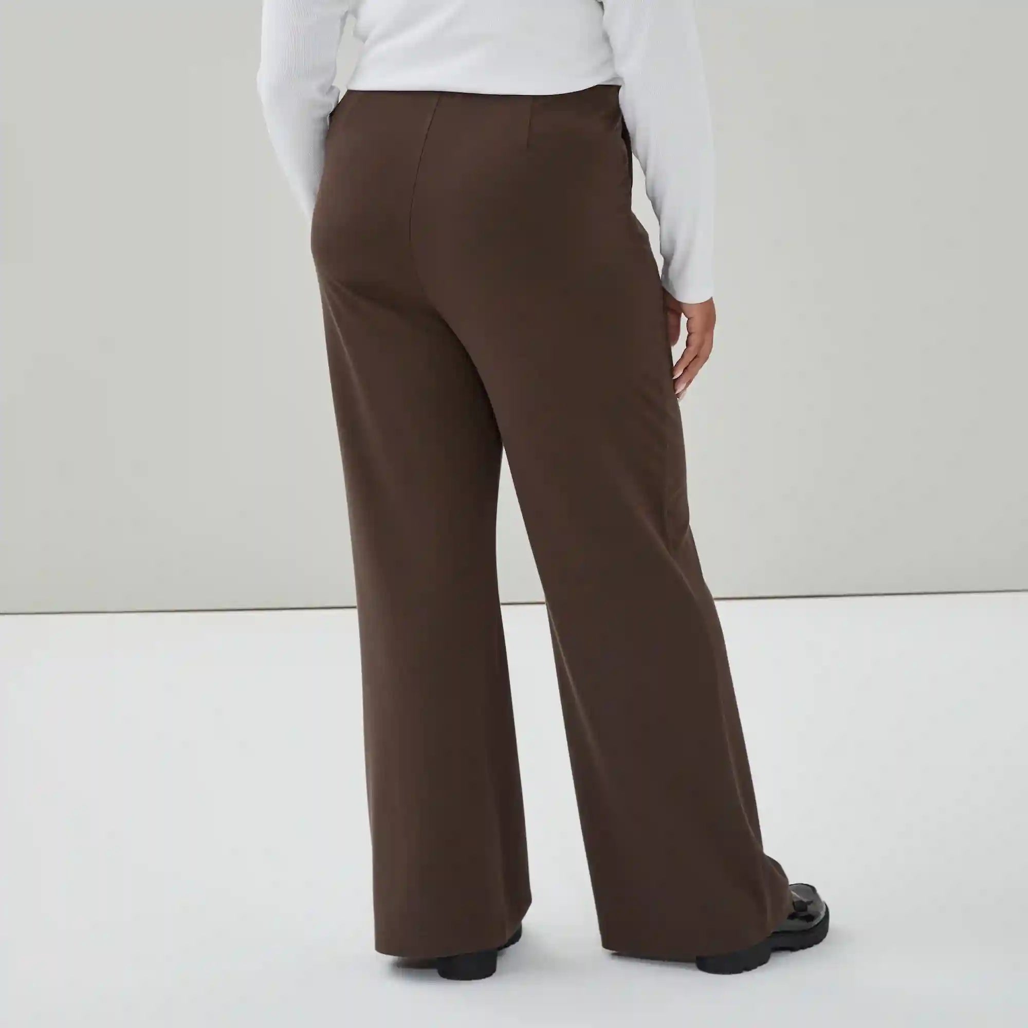 Women+ Wide Leg Ponte Pant