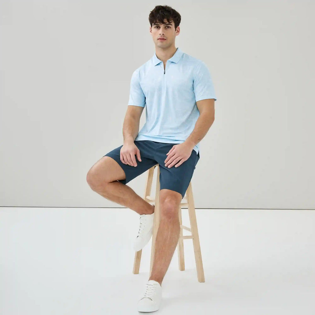 Men's Active Printed Golf Polo