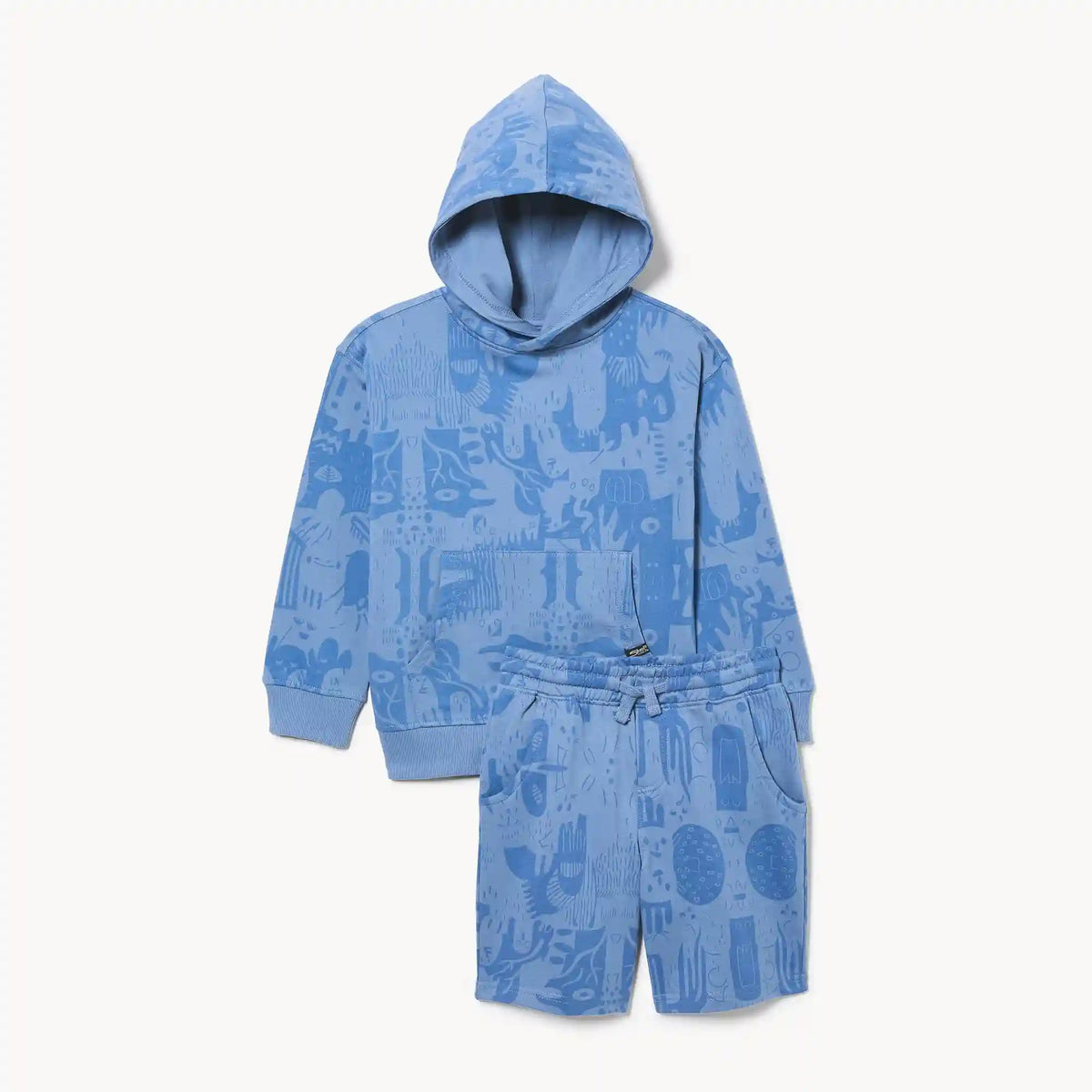 Toddler Boys' Silver Jeans Hoodie Set