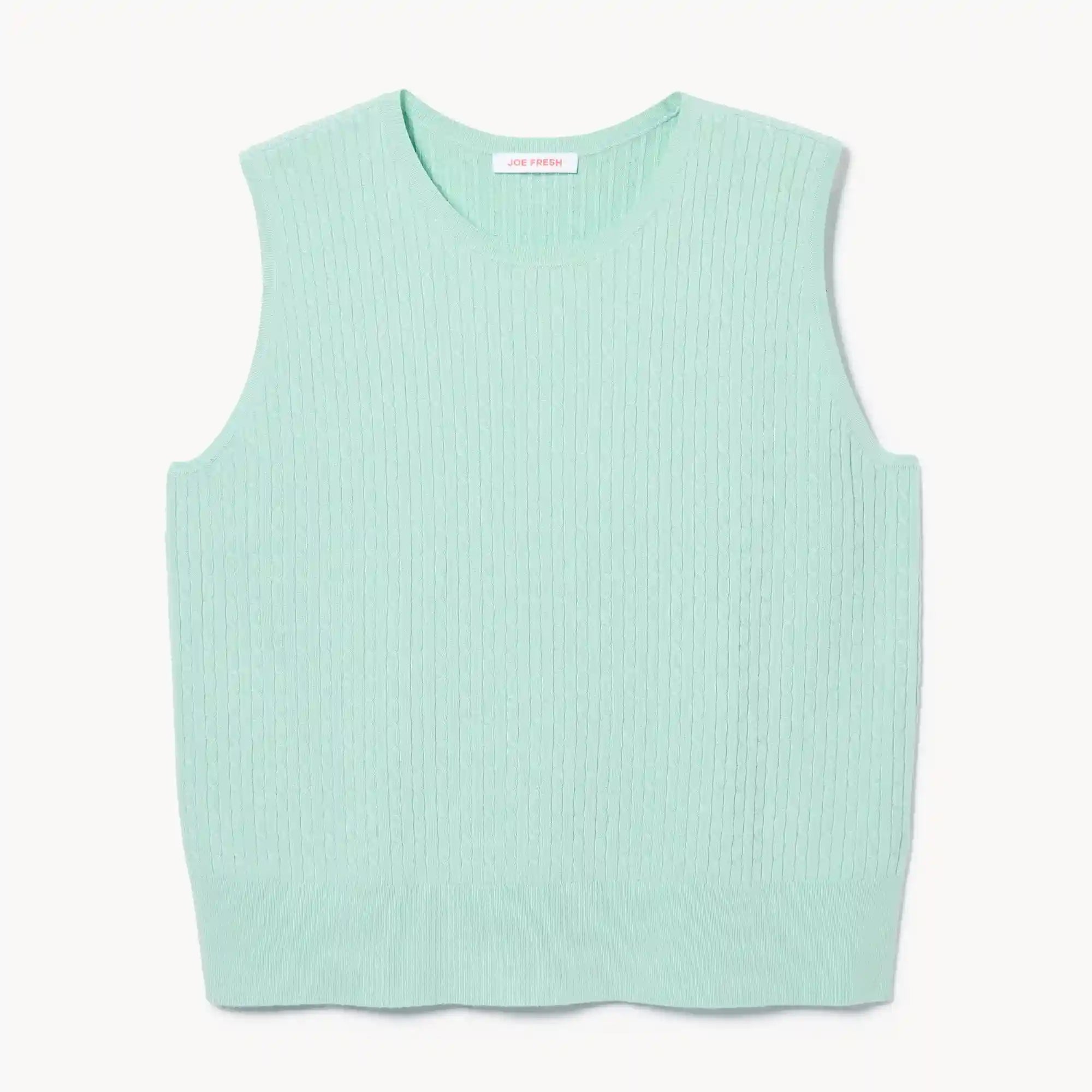 Women+ Cable Knit Tank