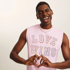 Adult Pride Cropped Muscle Tank Top