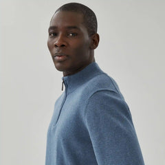Men's Essential Quarter-Zip Sweater