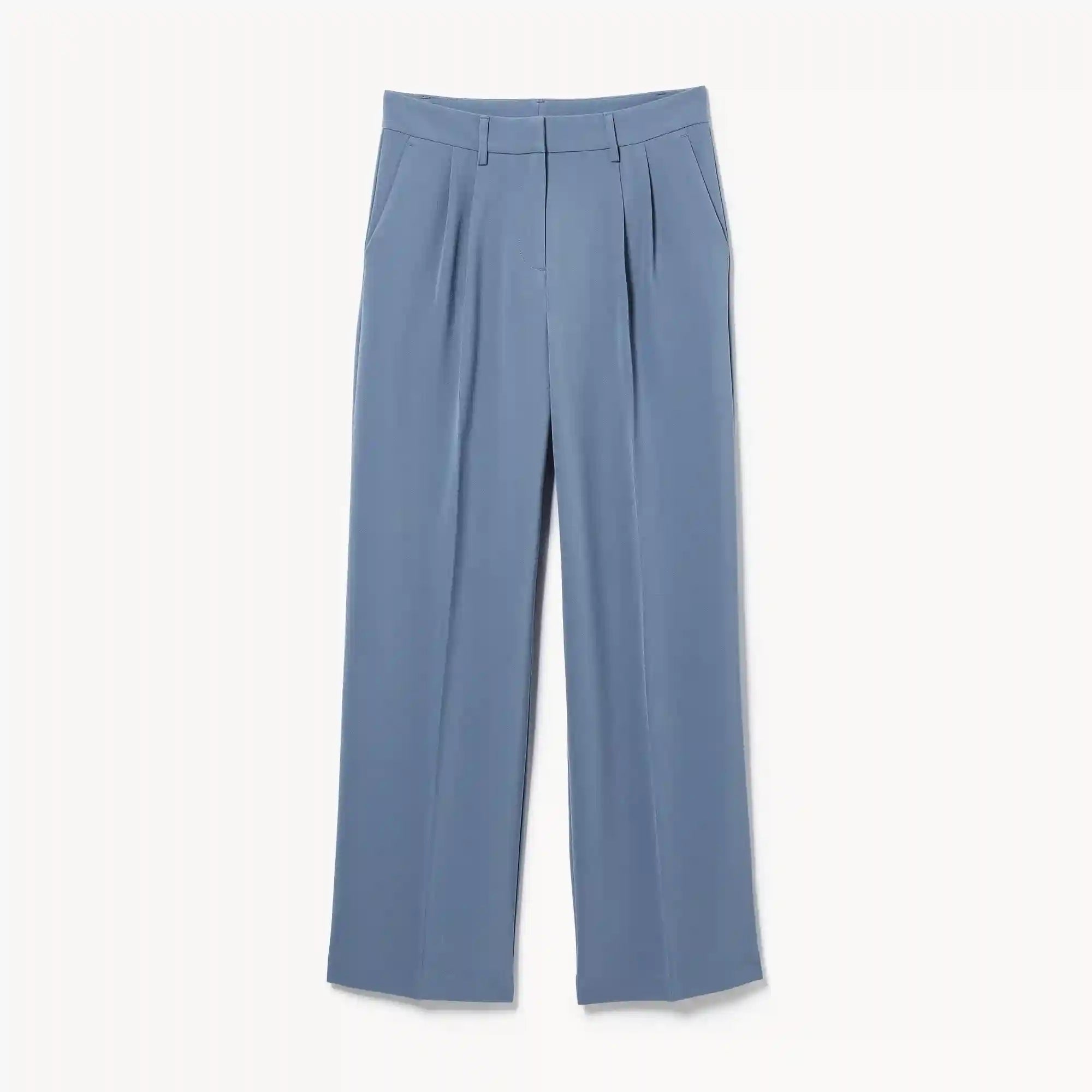 Wide Leg Pleated Trouser
