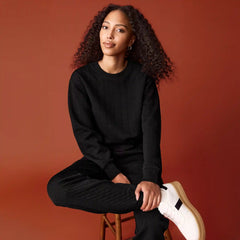 Active Quilted Sweatshirt