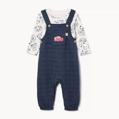 Baby Boys' Disney Cars Overall Set
