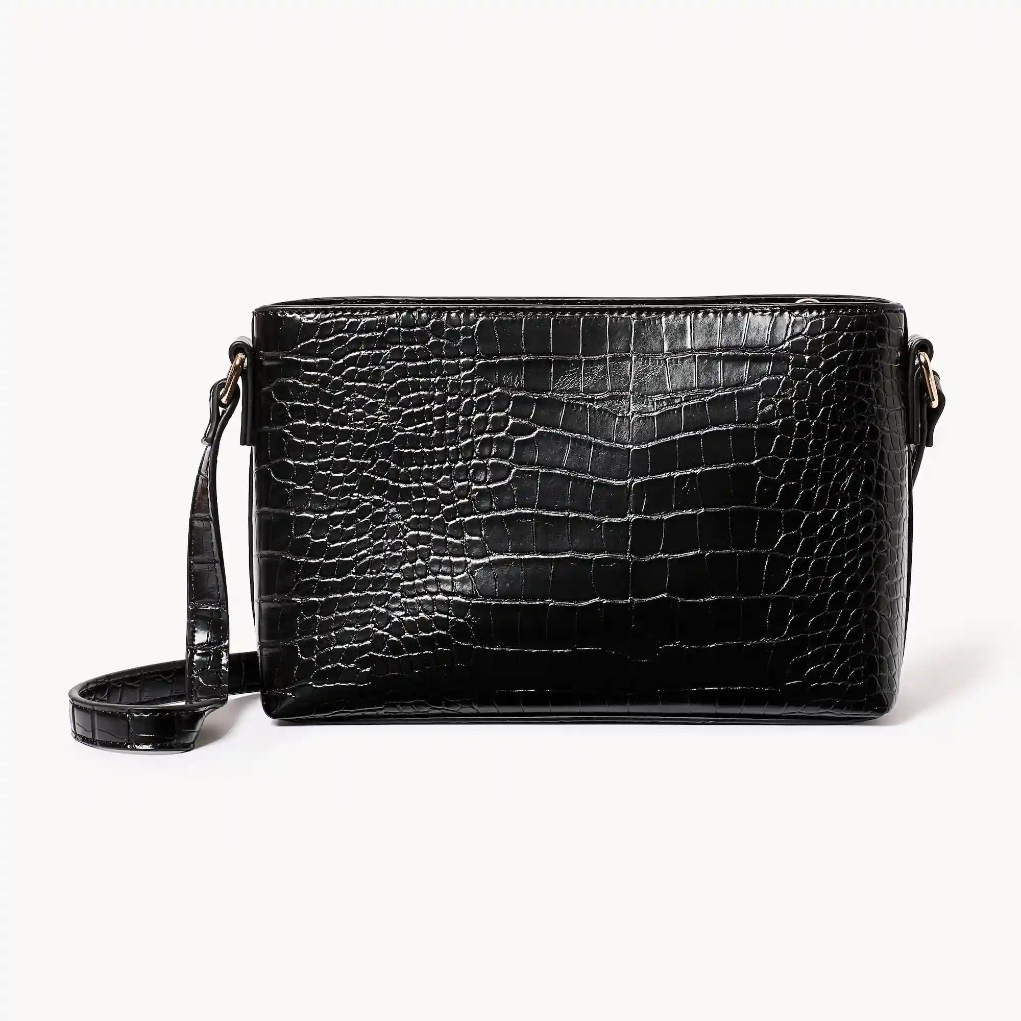 Zip-Top Shoulder Bag