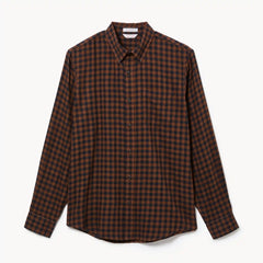 Men's Flannel Button-Down Shirt
