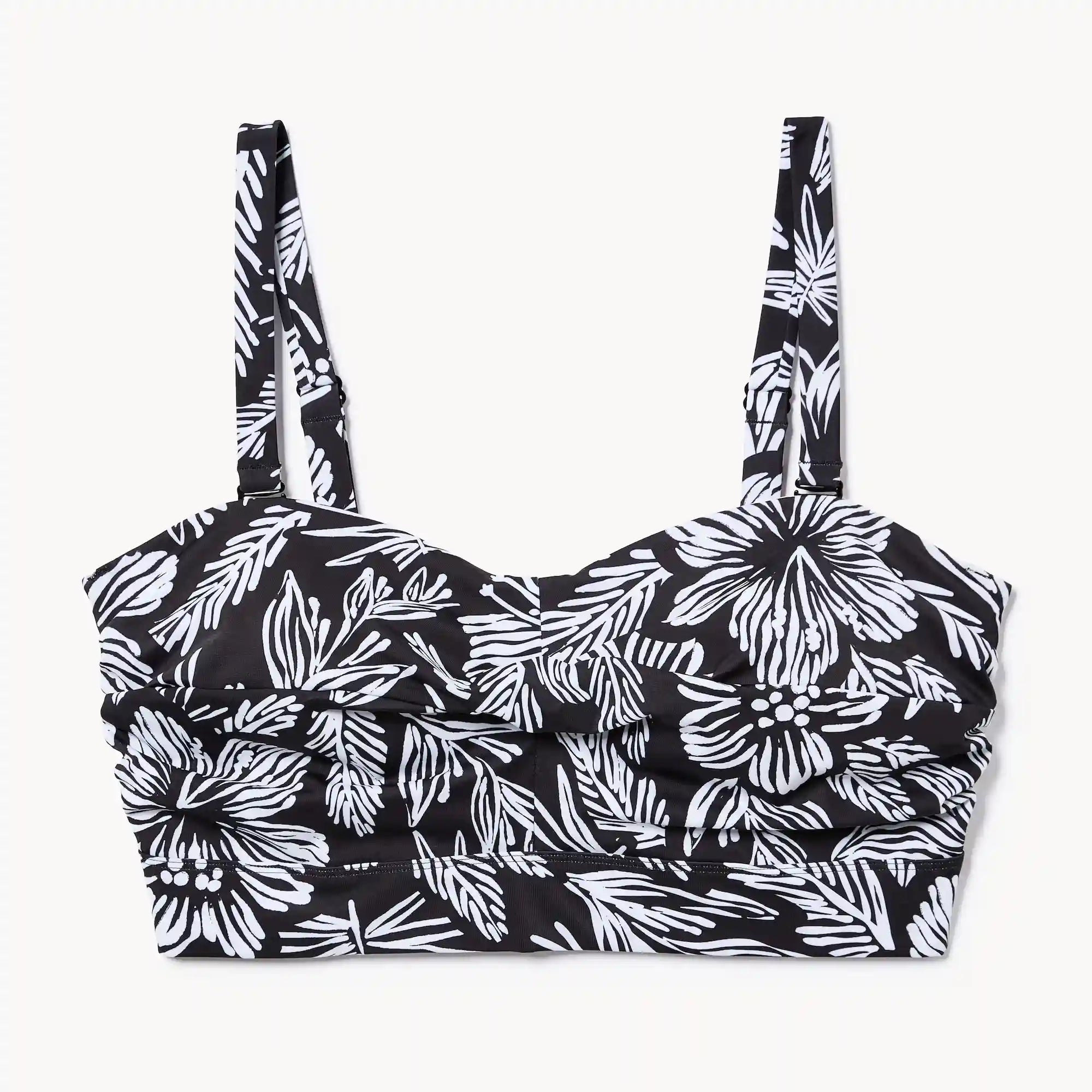 Women+ Printed Front Twist Bikini Top