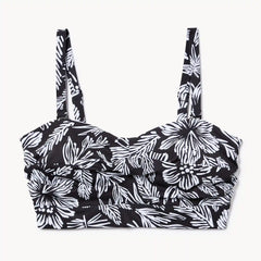 Women+ Printed Front Twist Bikini Top