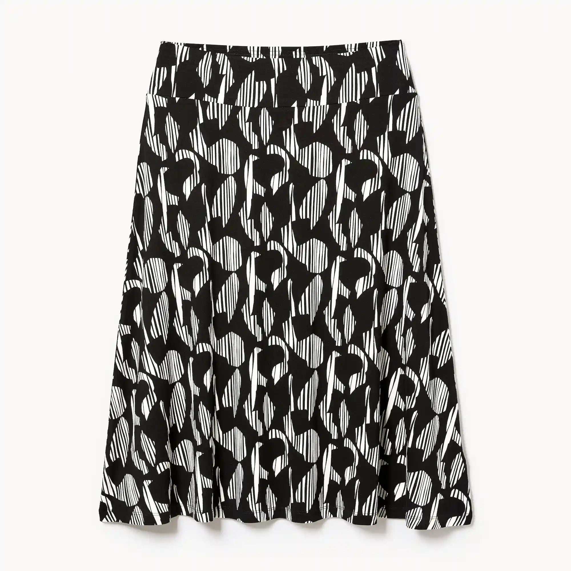 Printed Midi Skirt