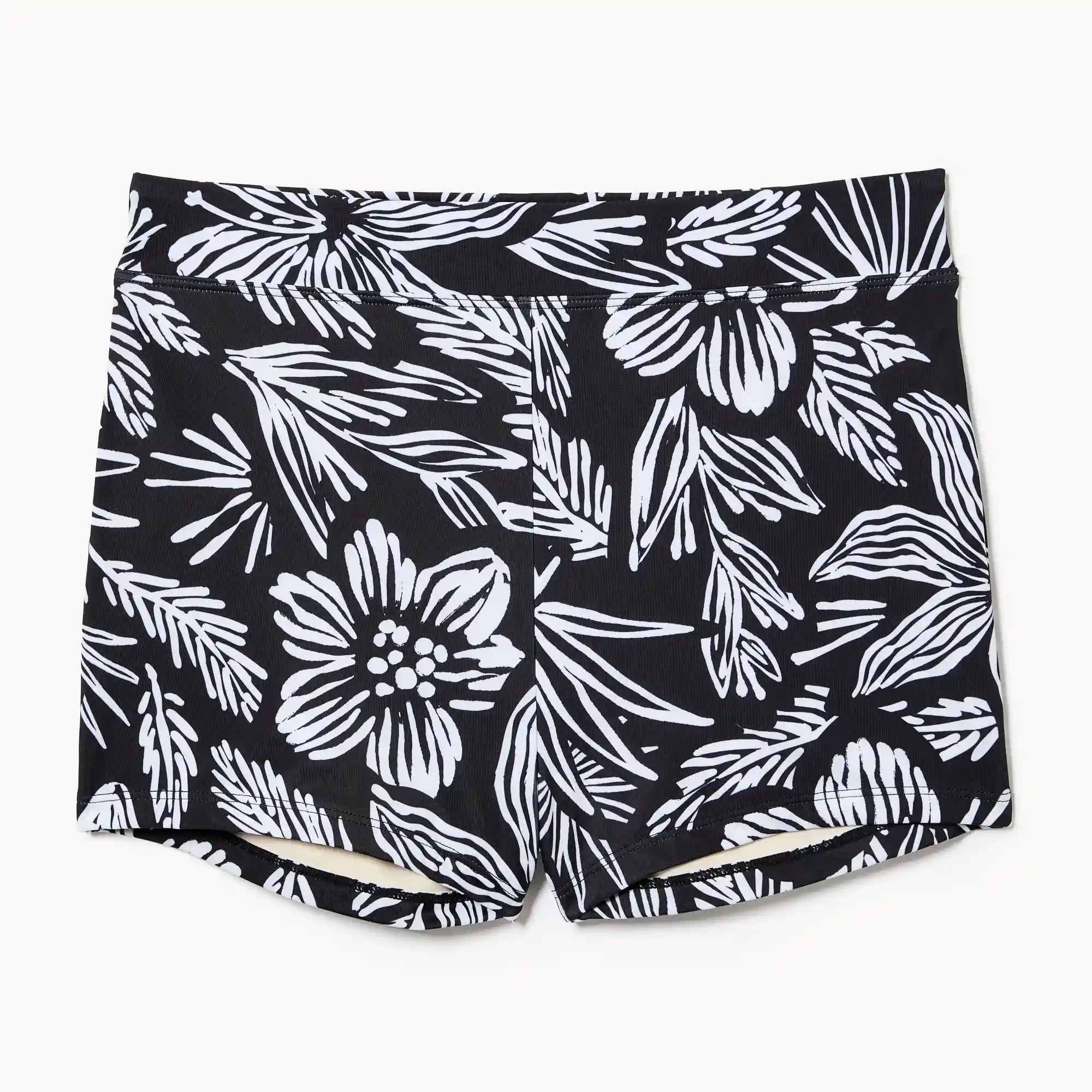 Printed High Rise Swim Short