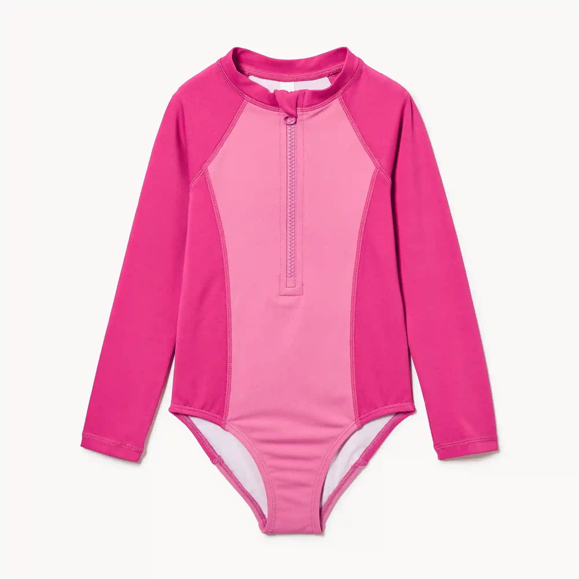 Toddler Girls' Rash Guard Swimsuit