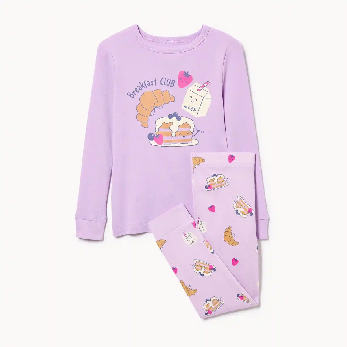 Toddler Girls' Ribbed Sleep Set