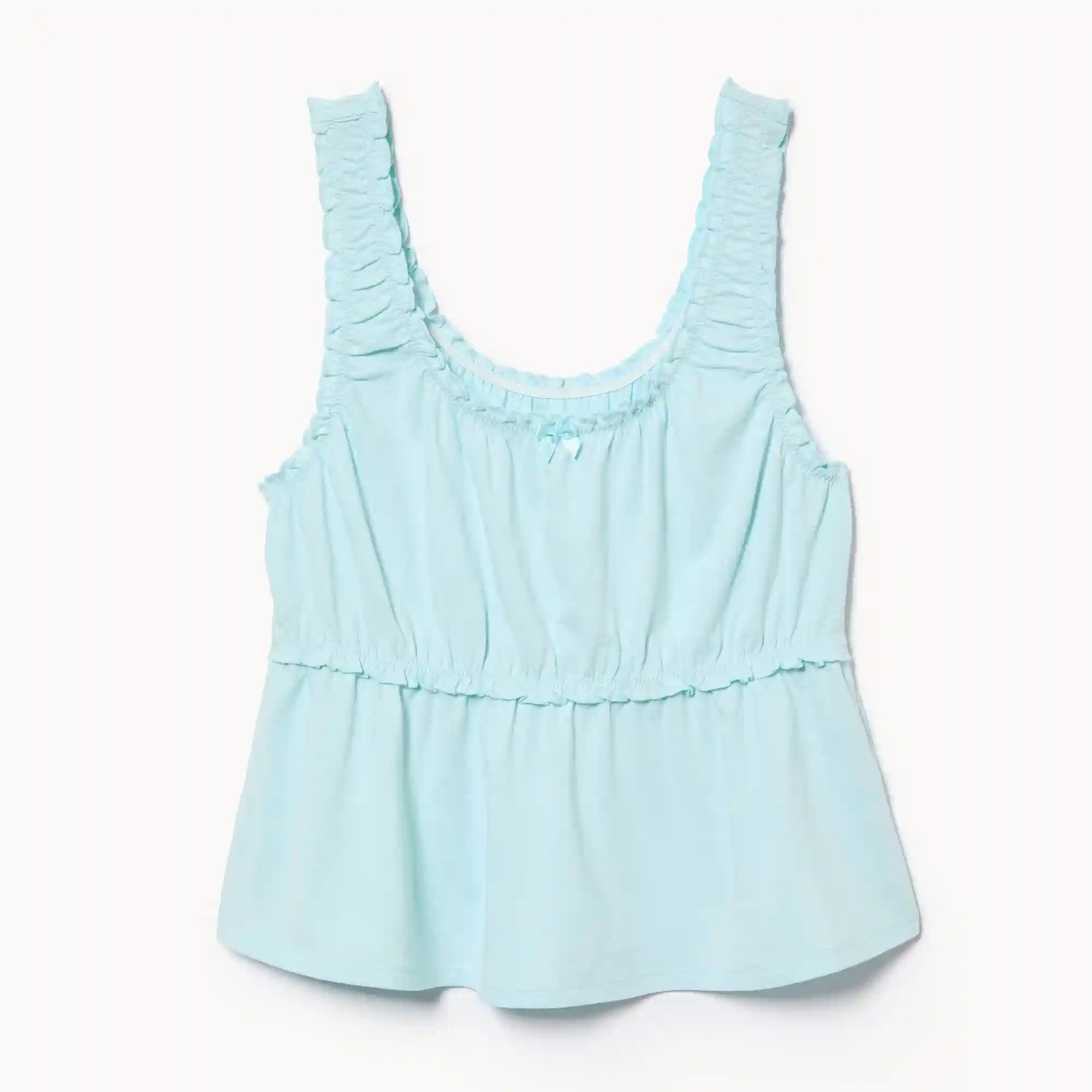 Ruffled Printed Sleep Tank