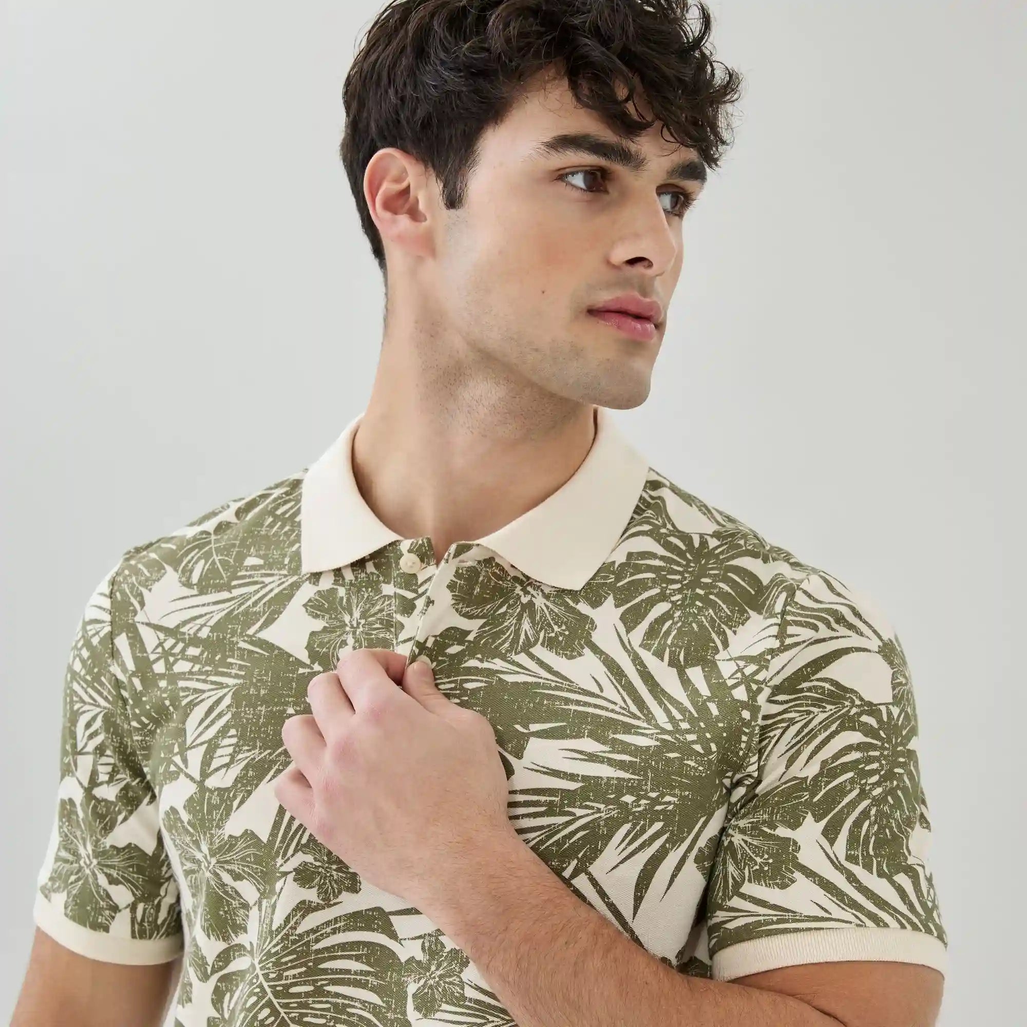 Men's Essential Printed Polo