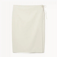 Women+ Linen Cotton Wrap Maxi Skirt