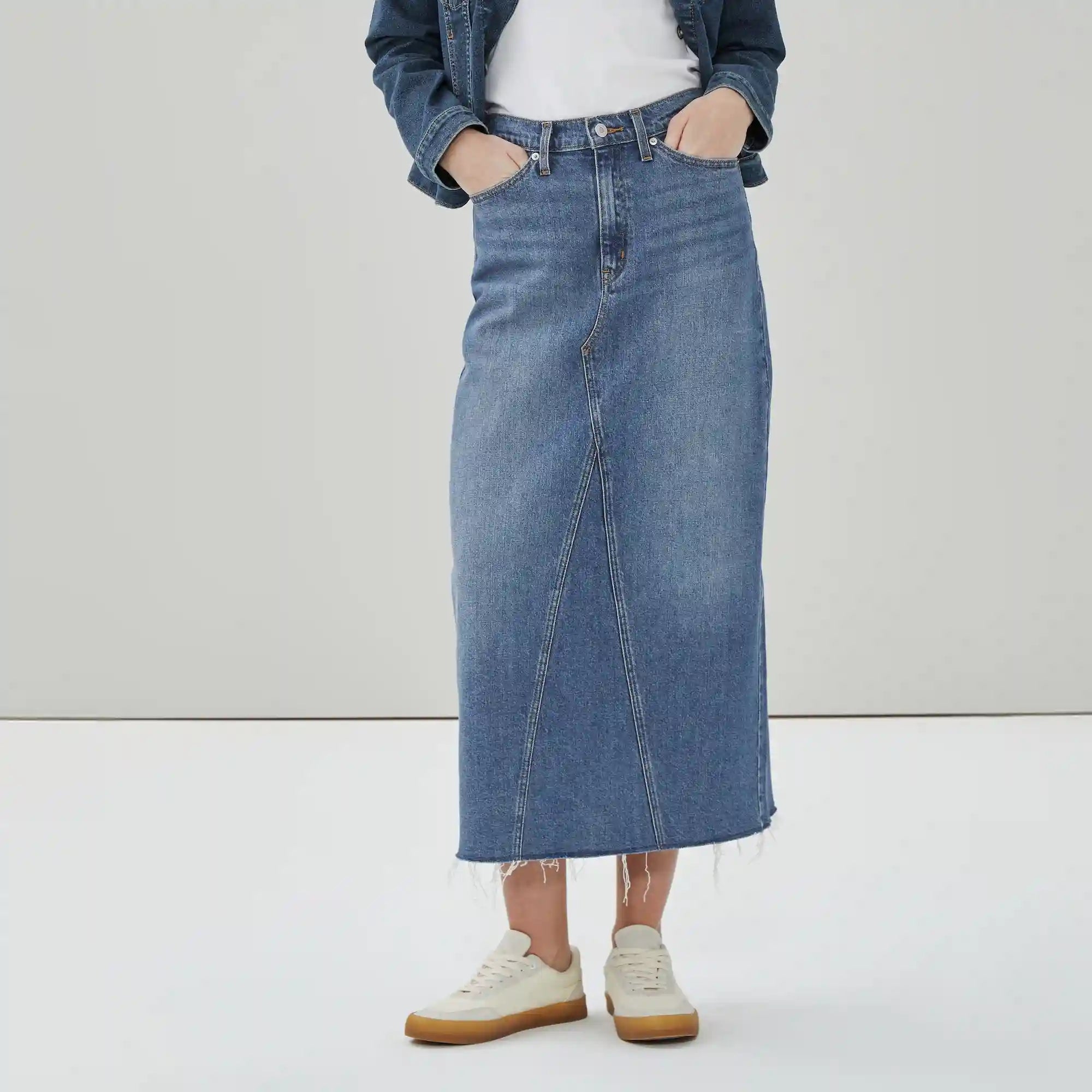 Levi Strauss Signature Goldâ¢ Denim Maxi Skirt