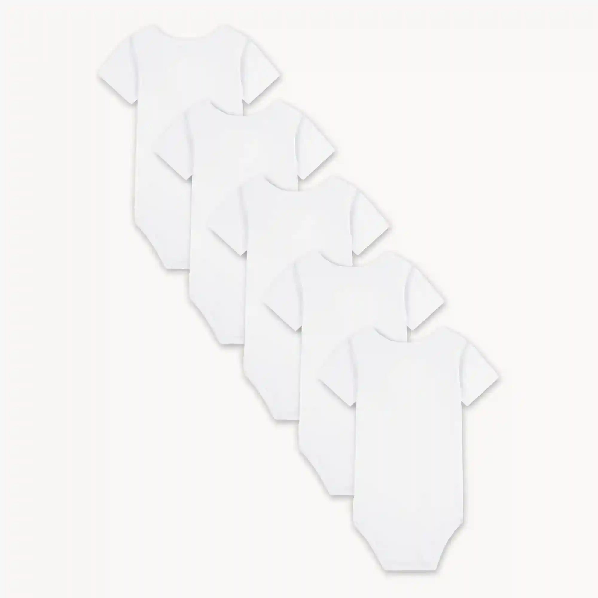 Newborn Huggies Organic Cotton Bodysuit 5-Pack