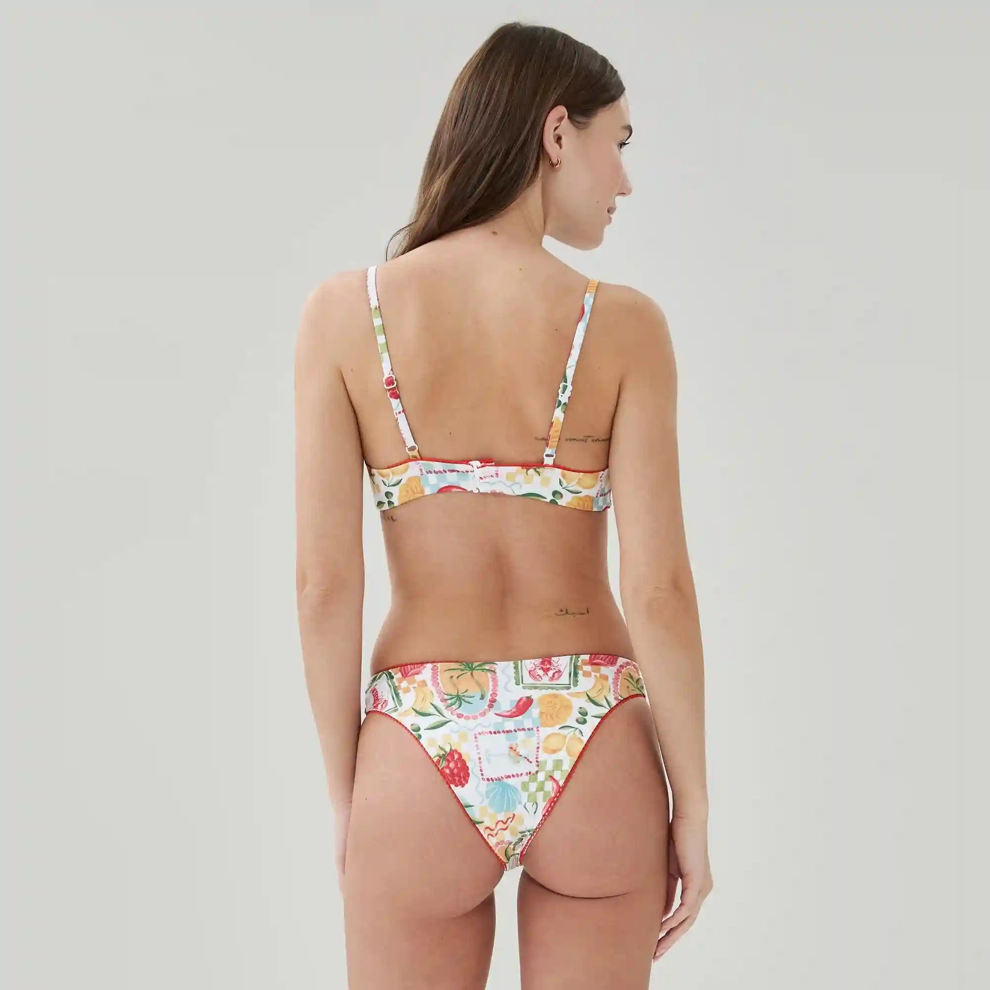 Printed Bikini Top