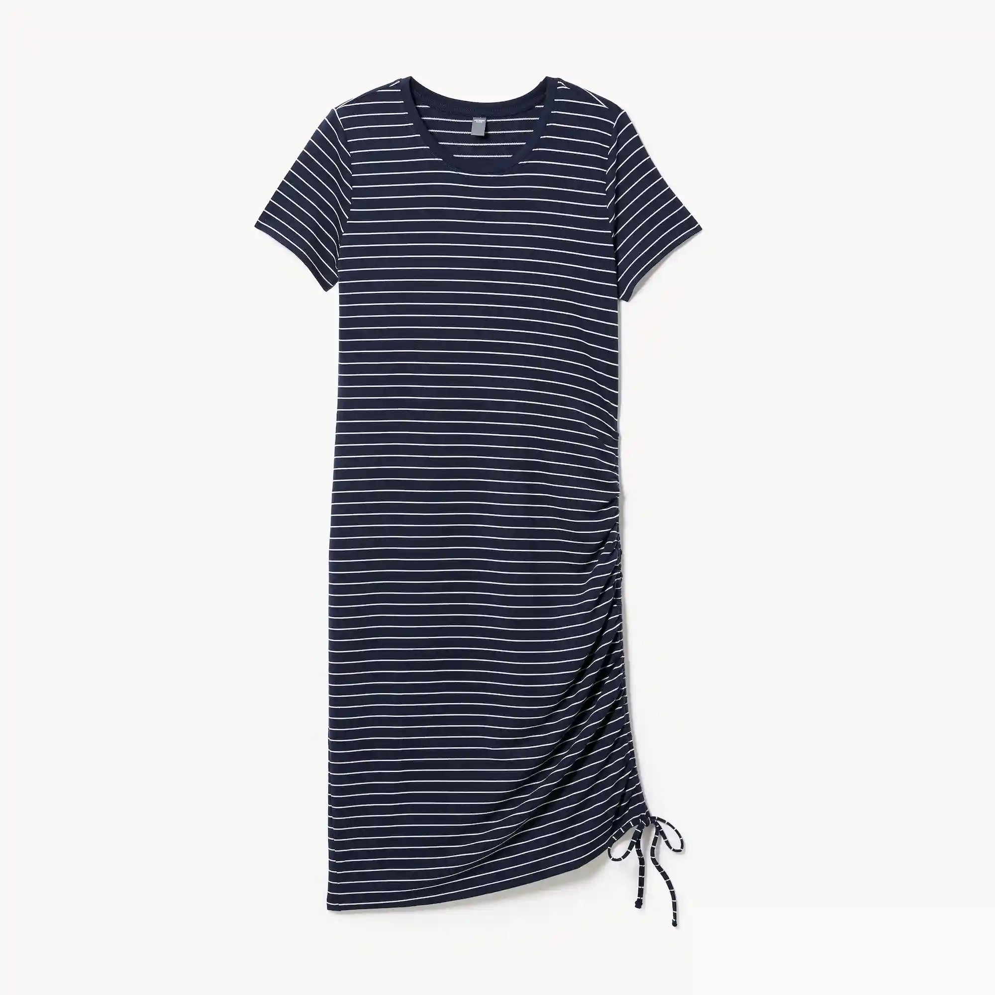 Side Ruched Midi Dress